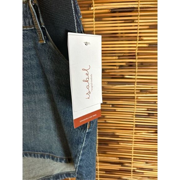 Isabel Denim Jean Shorts Size 14 NWT Jean - Picture 5 of 5